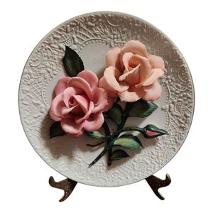 The Franklin Mint Heirloom The Roses of Capodimonte Limited Edition